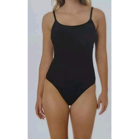 Hurley Women's Black One Piece Swimsuit Size 40DDD - Picture 1 of 7